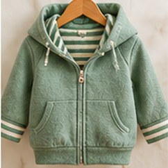Sudadera verde de niño
